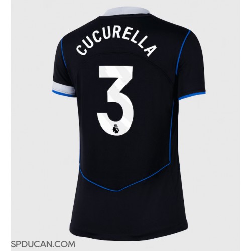 Zenski Nogometni Dres Chelsea Marc Cucurella #3 Rezervni 2025-26 Kratak Rukav